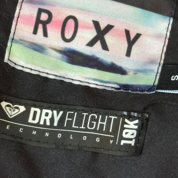 Roxy Jetty Pink/White/Black Leopard Print Technical Snow/Ski Jacket Sz S - Picture 9 of 12